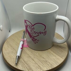 Breast Cancer Bundle : 1 Mug & 1 Pen